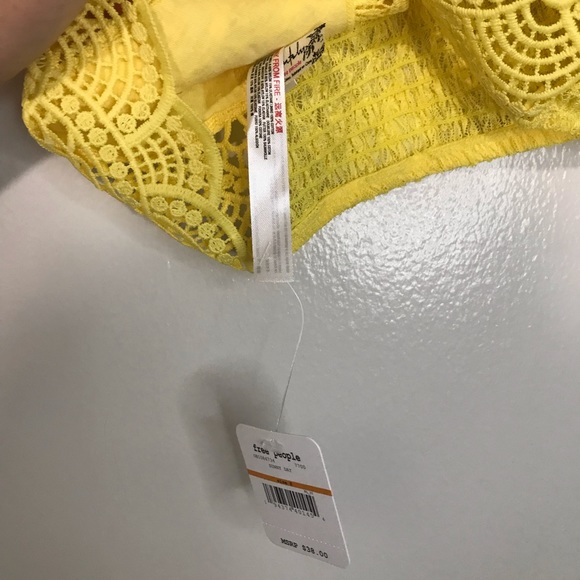 FP- IntimatelyFree People Bralette Sunrise to Sunset Crop Top Sunny Day Sz Small - Picture 3 of 6